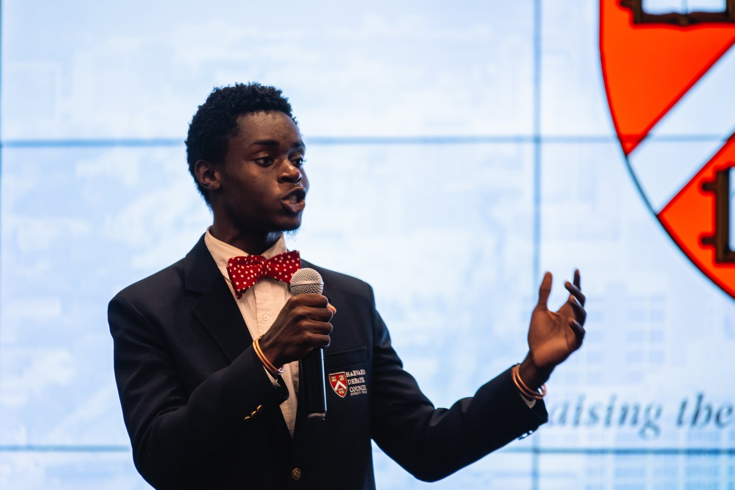 (Pictured: Osazi speaking at a Harvard Diversity Project fundraiser in Atlanta, GA.)